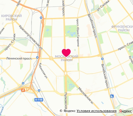 На карте