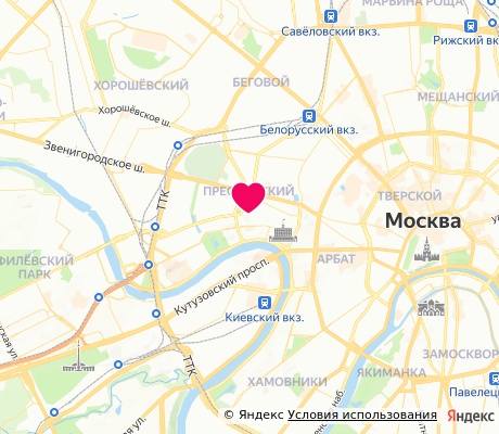 На карте