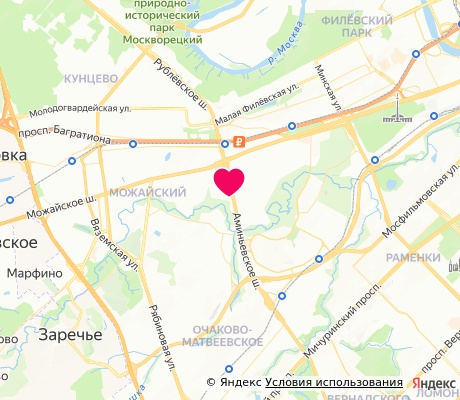 На карте