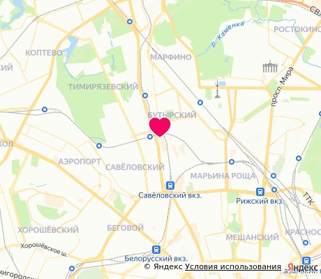 На карте