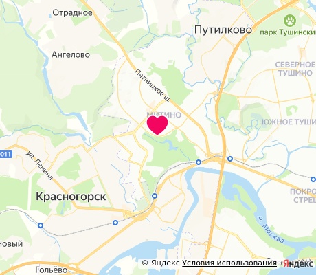 На карте