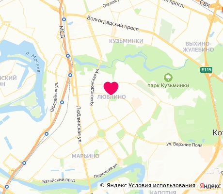 На карте