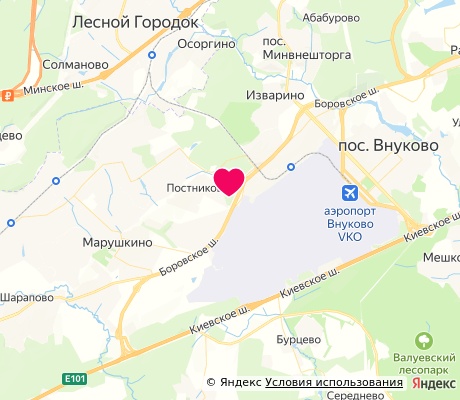 На карте