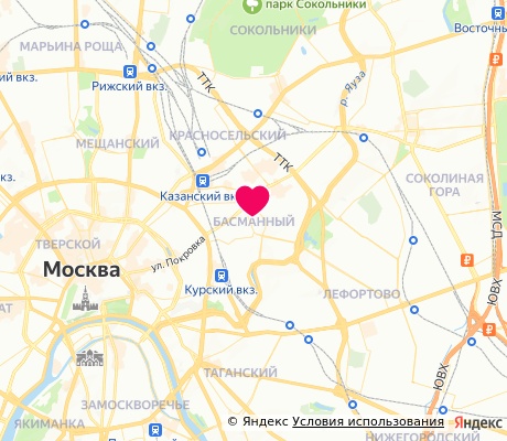 На карте