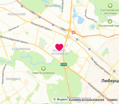 На карте