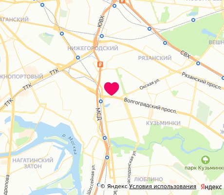 На карте