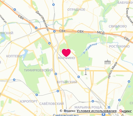 На карте