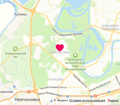 На карте