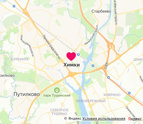 На карте
