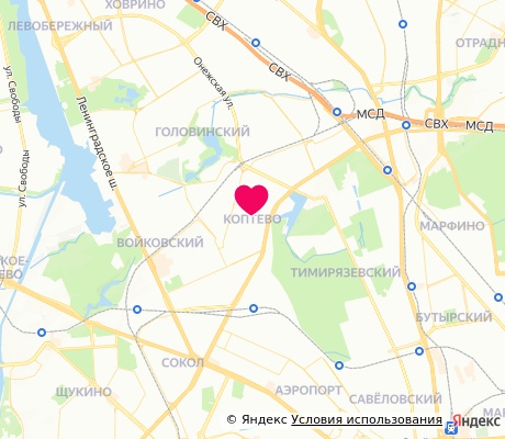На карте