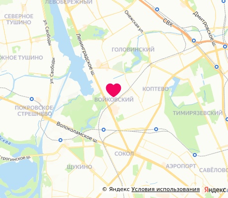 На карте