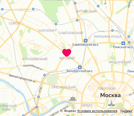На карте