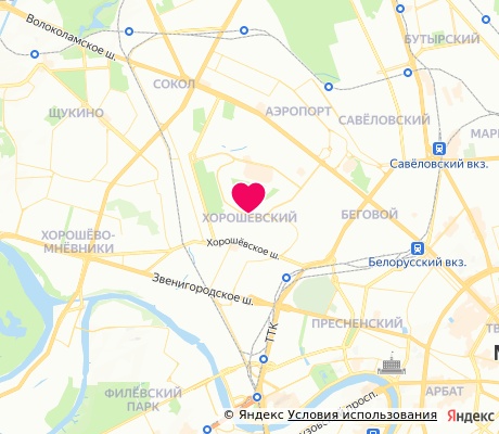 На карте