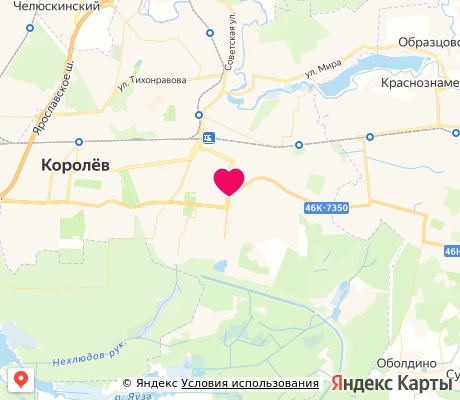 На карте