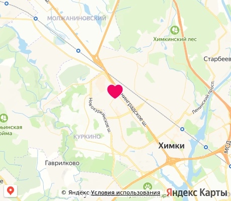 На карте