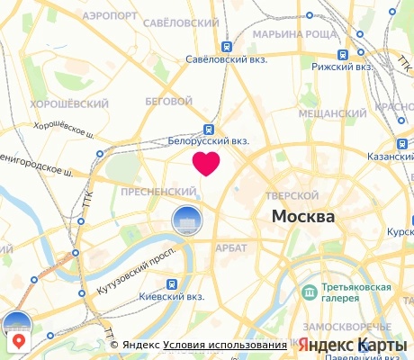 На карте