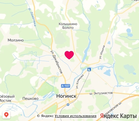 На карте