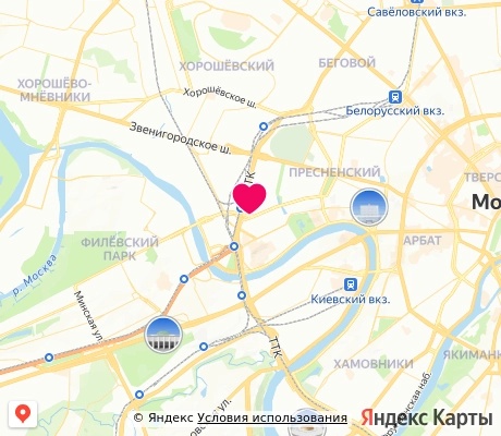 На карте