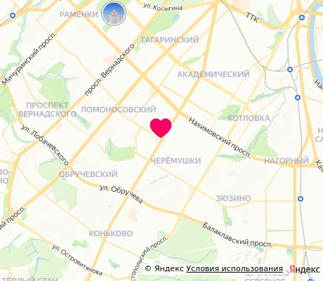 На карте