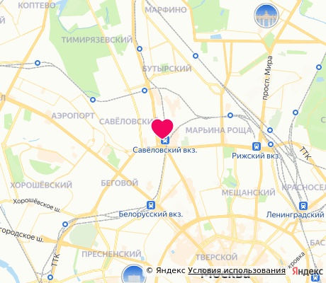 На карте