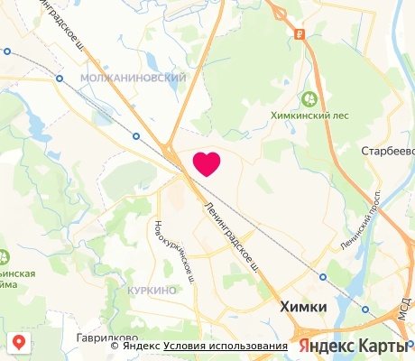 На карте