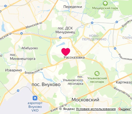 На карте