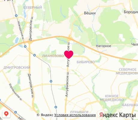 На карте