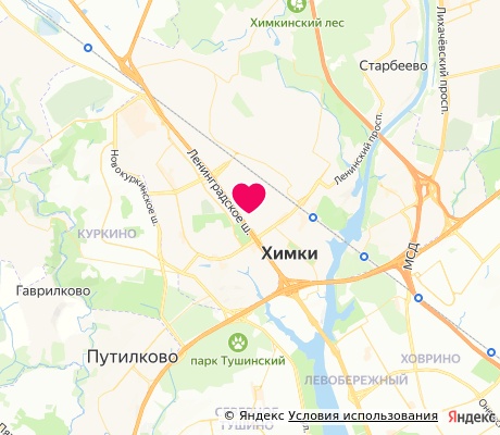 На карте