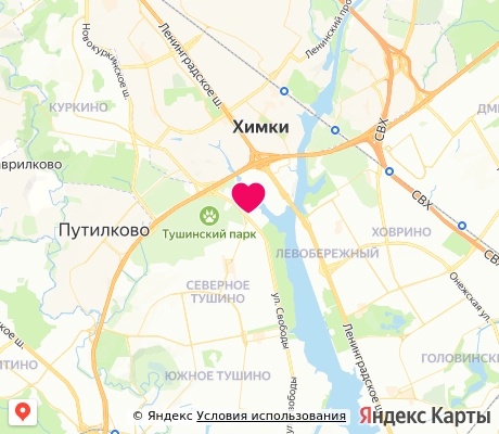 На карте
