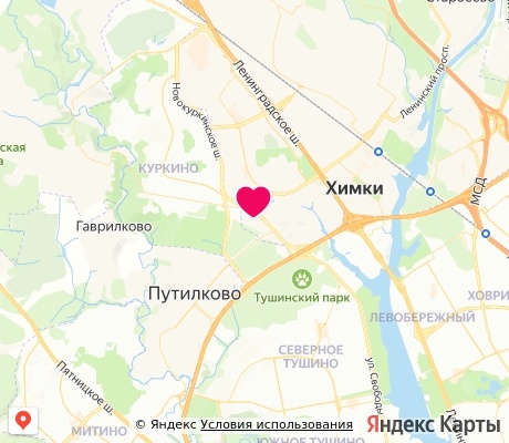 На карте