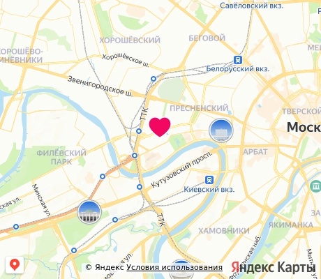 На карте