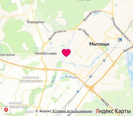 На карте