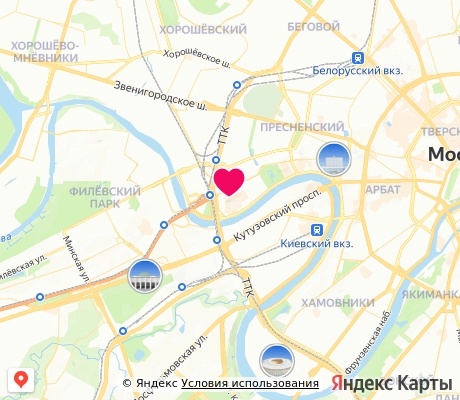 На карте