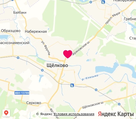 На карте
