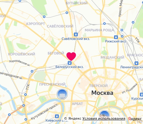 На карте