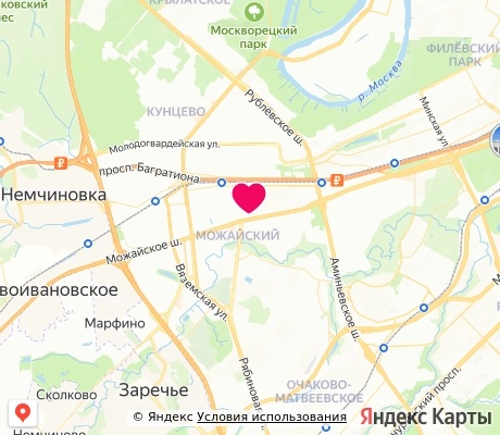 На карте