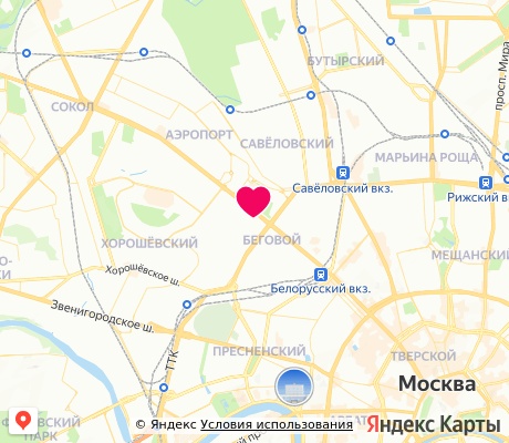 На карте