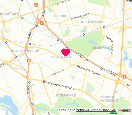 На карте