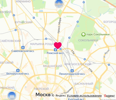 На карте