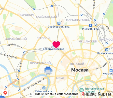 На карте