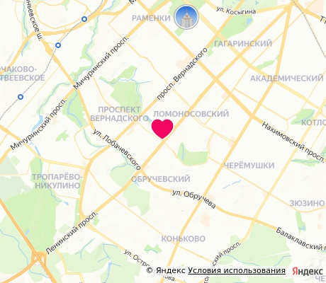 На карте