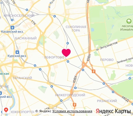 На карте