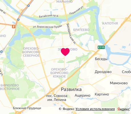 На карте