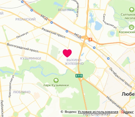 На карте