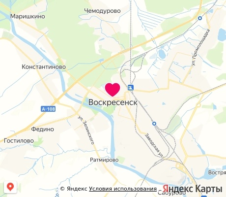 На карте