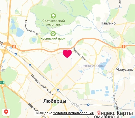 На карте
