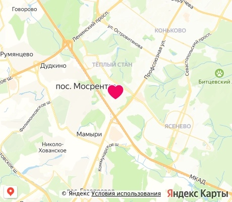 На карте