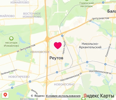 На карте