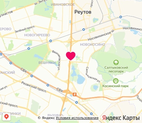 На карте