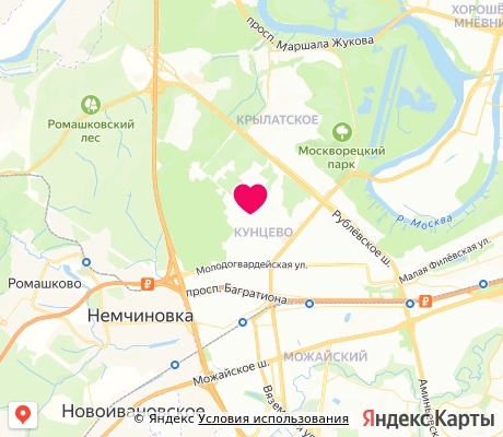 На карте